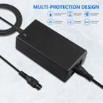 63V 4 Prong Charger for Segway Ninebot S/S-MAX/Mini PRO/Mini lite Power Supply