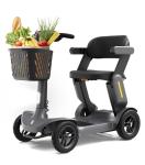 Glashow S3 Mobility Scooter for Seniors - Foldable Mobility Scooter for Adults - 25 Miles on 1 Charge, Enhanced Safety, Lightweight for Travel, LED, Basket, 6 MPH Max