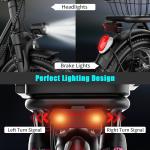 ASKGO 650W Electric Scooter for Adults with Seat