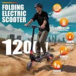 Folding Electric Scooter 48V with 11" Off-Road Tires