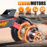 Folding Electric Scooter 48V with 11" Off-Road Tires