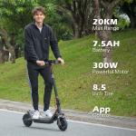 Foldable Electric Scooter for Adults with App