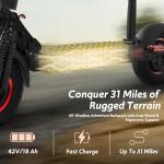 Freeboy 48V 1200W Electric Scooter with Fat Tires