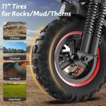 Freeboy 48V 1200W Electric Scooter with Fat Tires