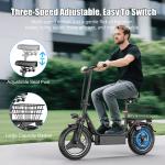 ASKGO 1000W 14" Foldable Electric Scooter with Seat