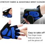 MOREOK Cycling Gloves - Breathable Anti-Slip Gel Pad