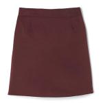 Burgundy Pleated Scooter Skirt for Girls