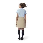 Burgundy Pleated Scooter Skirt for Girls