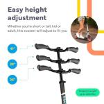 Lascoota Kids Electric Scooter - Adjustable & Foldable