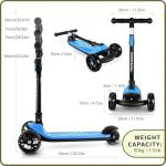 Besrey Adjustable 3-Wheel Kick Scooter for Kids