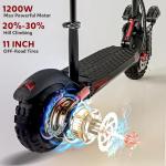 Folding Electric Scooter with Off-Road Tires and Seat