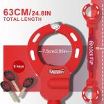 Mezelon Heavy-Duty Electric Scooter Chain Lock