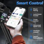 Portable Electric Scooter: 500W, 22MPH, Dual Suspension