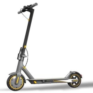 Electric Scooter for Adults, Up to 19 Mph, 19 Miles Range & 264 lbs Load, Aluminum Alloy E-Scooter with 350W Motor, Foldable Escooter with Dual Braking System and App Control (Yellow)
