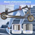 Electric Scooter for Adults, Up to 19 Mph, 19 Miles Range & 264 lbs Load, Aluminum Alloy E-Scooter with 350W Motor, Foldable Escooter with Dual Braking System and App Control (Yellow)