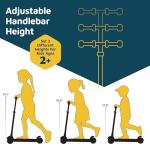 Lifemaster Kids 3-Wheel Scooter with LED Lights