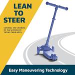 Lifemaster Kids 3-Wheel Scooter with LED Lights