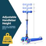 Lifemaster Kids 3-Wheel Scooter with LED Lights