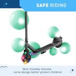 Hiboy ES1 Electric Scooter for Kids Ages 4-8, LED Light-Up Wheels & Side Lights, 5MPH Safe Speed, 6 Miles Range, Easy Kick-Start, Scratch-Proof Curved Edges - Safety E Scooter, UL 2272 Certificate