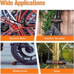 Heavy-Duty Bike U Lock with Adjustable Cable