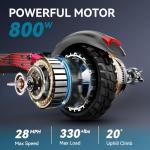 Ienyrid M4 Electric Scooter with Seat, 28 MPH