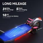 Ienyrid M4 Electric Scooter with Seat, 28 MPH