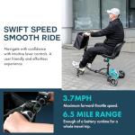 Electric Foldable 3-Wheel Mobility Scooter with Batteries