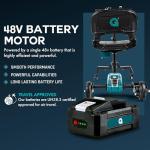 Electric Foldable 3-Wheel Mobility Scooter with Batteries