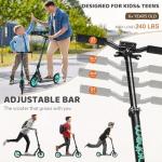 WAYPLUS Aquas Foldable Kick Scooter for All Ages