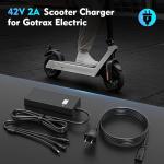 EVAPLUS 42V 2A Fast Charger with 3-Prong 0.31" Plug | for 36V Lithium Batteries- Compatible with Pocket Mod, Sports Mod, Electric Scooters