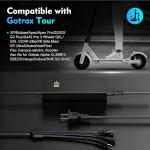 EVAPLUS 42V 2A Fast Charger with 3-Prong 0.31" Plug | for 36V Lithium Batteries- Compatible with Pocket Mod, Sports Mod, Electric Scooters