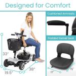 Vive 4-Wheel Electric Mobility Scooter for Adults