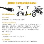 Carsty UL Certified 42V 2A Replacement [Hoverboard Charger] for 36V Lithium Battery with 5 in 1 Universal Plugs - Compatible with Gotrax, Jetson, Segway,Ninebot, Swagtron, Bird Electric Scooters