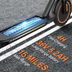 VOLPAM Q1 Electric Scooter - 350W, 15-Mile Range