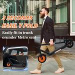 500W Electric Scooter, 18-21 Mile Range, 20MPH