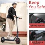 Electric Scooter for Adults, 8.5/10/14" Tires, 19/22Mph, 350W/500W Motor, 21-28 Miles Range, Folding E-Scooter with Dual Suspension,APP(V1/SPRO/MAX/PRO/X1/X1PRO)