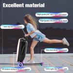 Kids & Adults Ride-On Luggage Scooter - Light Pink