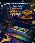 FanttikRide C9 Pro Electric Scooter for Kids, Rainbow-Lit
