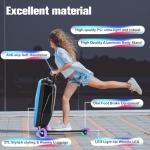 Smilesun Ride-On Luggage Scooter for Kids & Adults