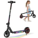 SIMATE Kids Electric Scooter with Colorful Lights