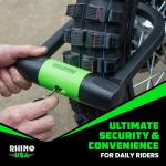 Rhino USA Durable U-Lock for E-Scooters & Bikes