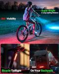 Victoper Bike Light Set: Super Bright USB Rechargeable