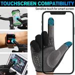 Black Tanluhu Cycling Gloves for Men and Women