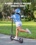 FanttikRide C9 Electric Scooter for Kids 8-12, Adjustable Handlebar Height for Riders 3.9-5.2 ft, 132 lbs, Up to 40 mins Continuous Time, 5 Miles Range, 3 Safe Max Speed 6/10 MPH, Black