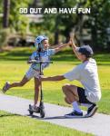 FanttikRide C9 Electric Scooter for Kids 8-12, Adjustable Handlebar Height for Riders 3.9-5.2 ft, 132 lbs, Up to 40 mins Continuous Time, 5 Miles Range, 3 Safe Max Speed 6/10 MPH, Black