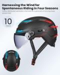 ILM LED Electric Scooter Helmet for Adults