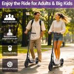 Foldable Electric Scooter for Adults, 16 MPH