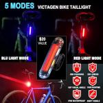 Victagen 8000 Lumen Rechargeable Bike Lights Set