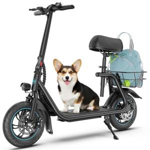 Gyroor Adult & Teen Electric Scooter with Seat