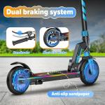 Kids' Electric Scooter, 200W Motor, 12 MPH Speed